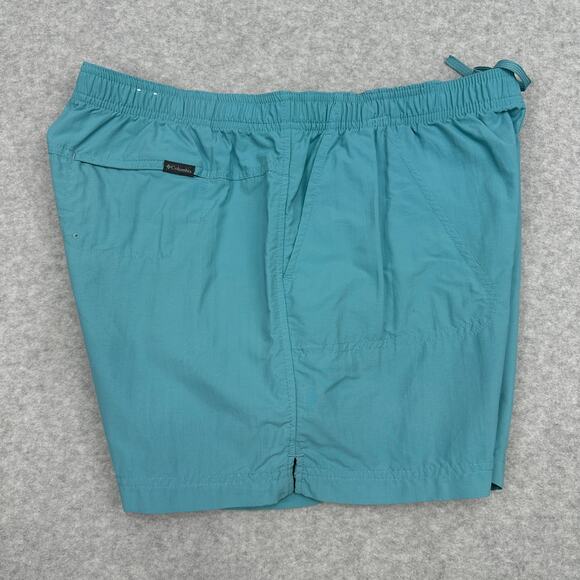 Columbia Sandy River Shorts II WMNS Teal Lightweight Activewear SZ Large Nylon - Picture 6 of 9